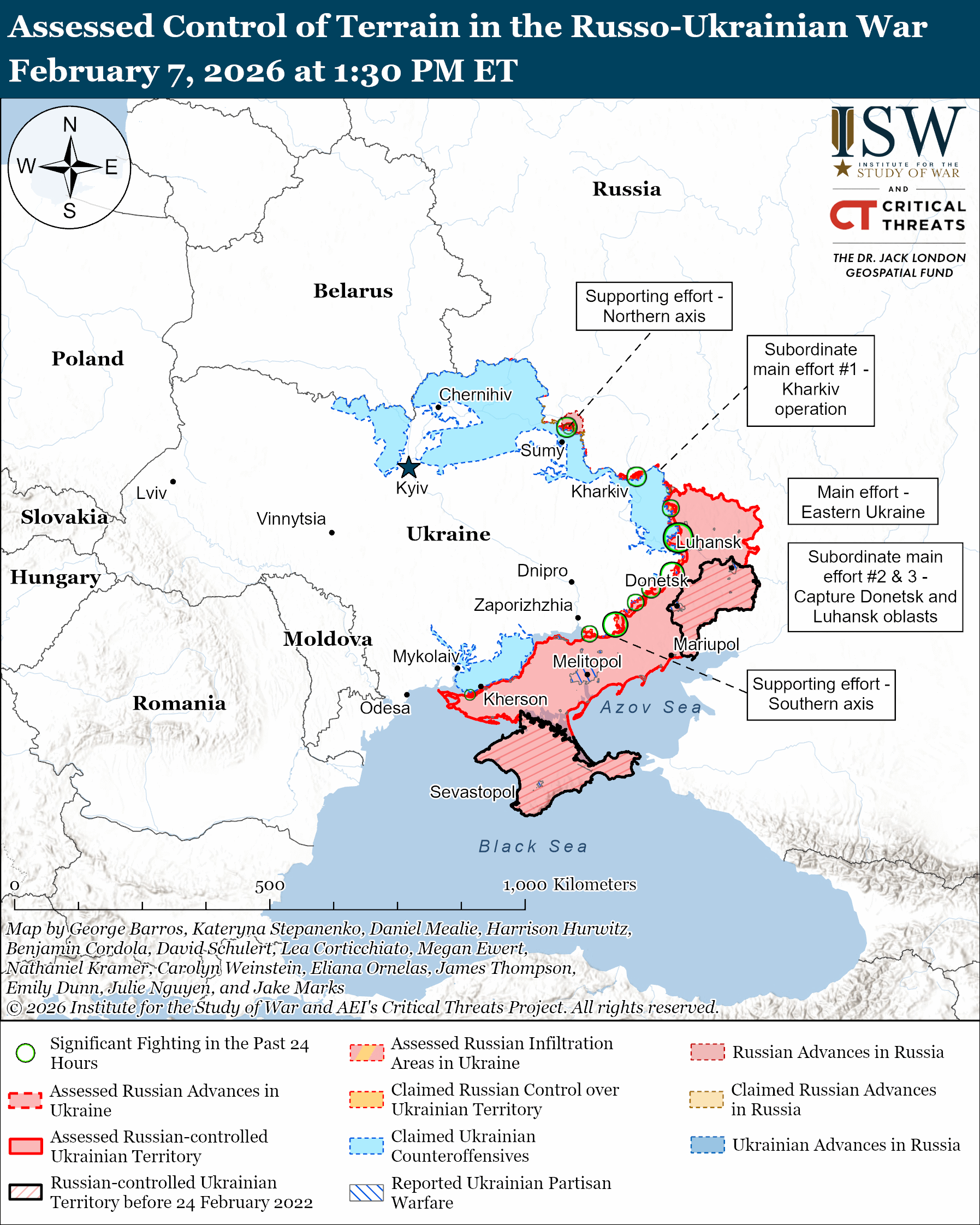 Russia Targets Ukrainian Infrastructure and Forces in Escalating Donbass Offensive