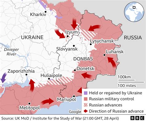 Russia’s Unleashed Offensive Targets Donbass Region