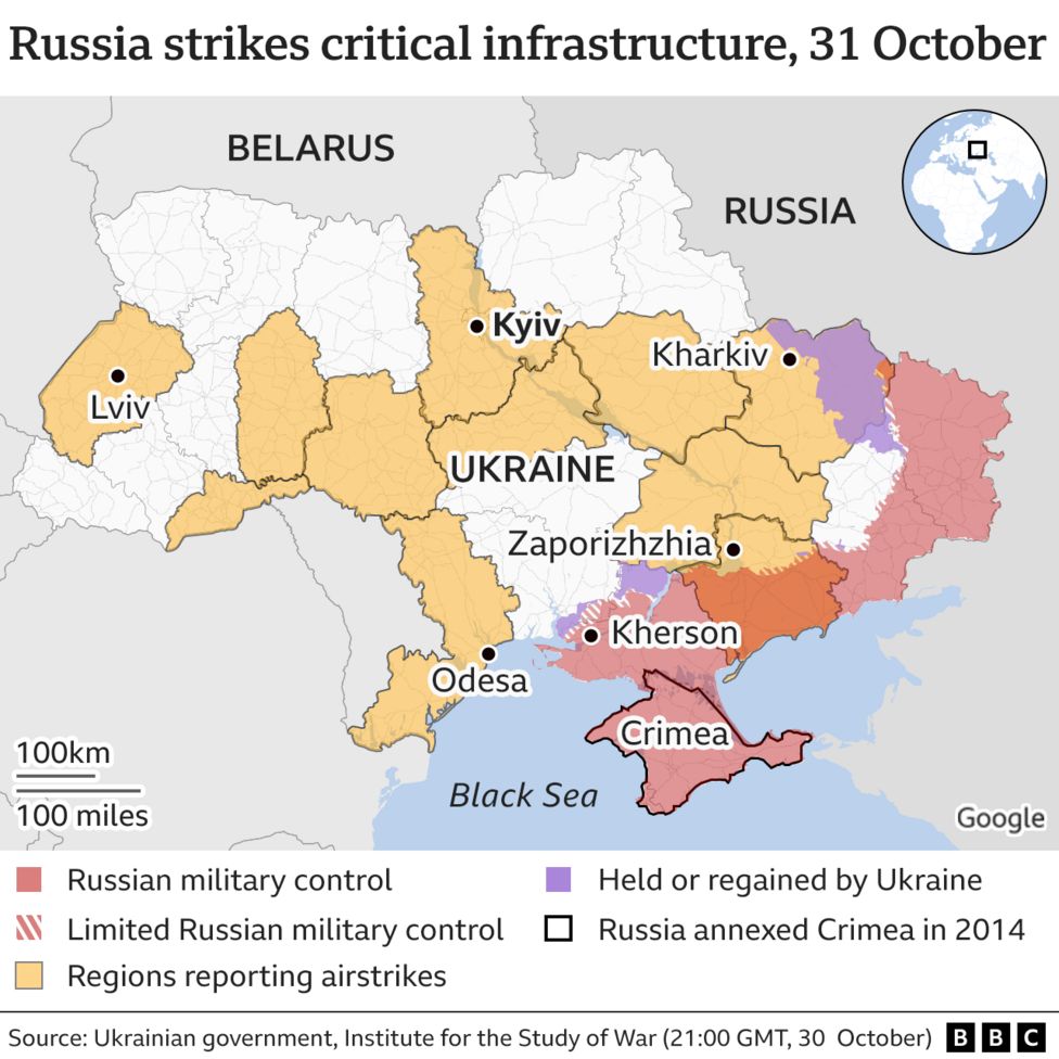 Russia Targets Critical Ukrainian Military Infrastructure in Kyiv and Kharkov Regions